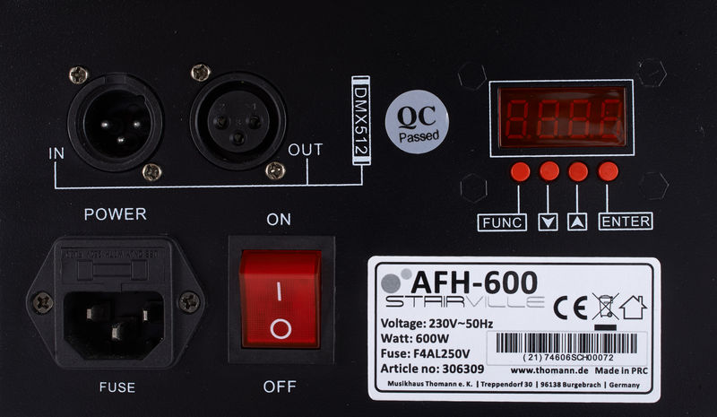 Machine à Brouillard - Stairville AFH-600 DMX Hazer