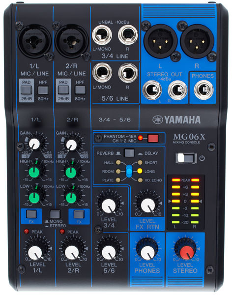 Table de Mixage - Yamaha MG06X